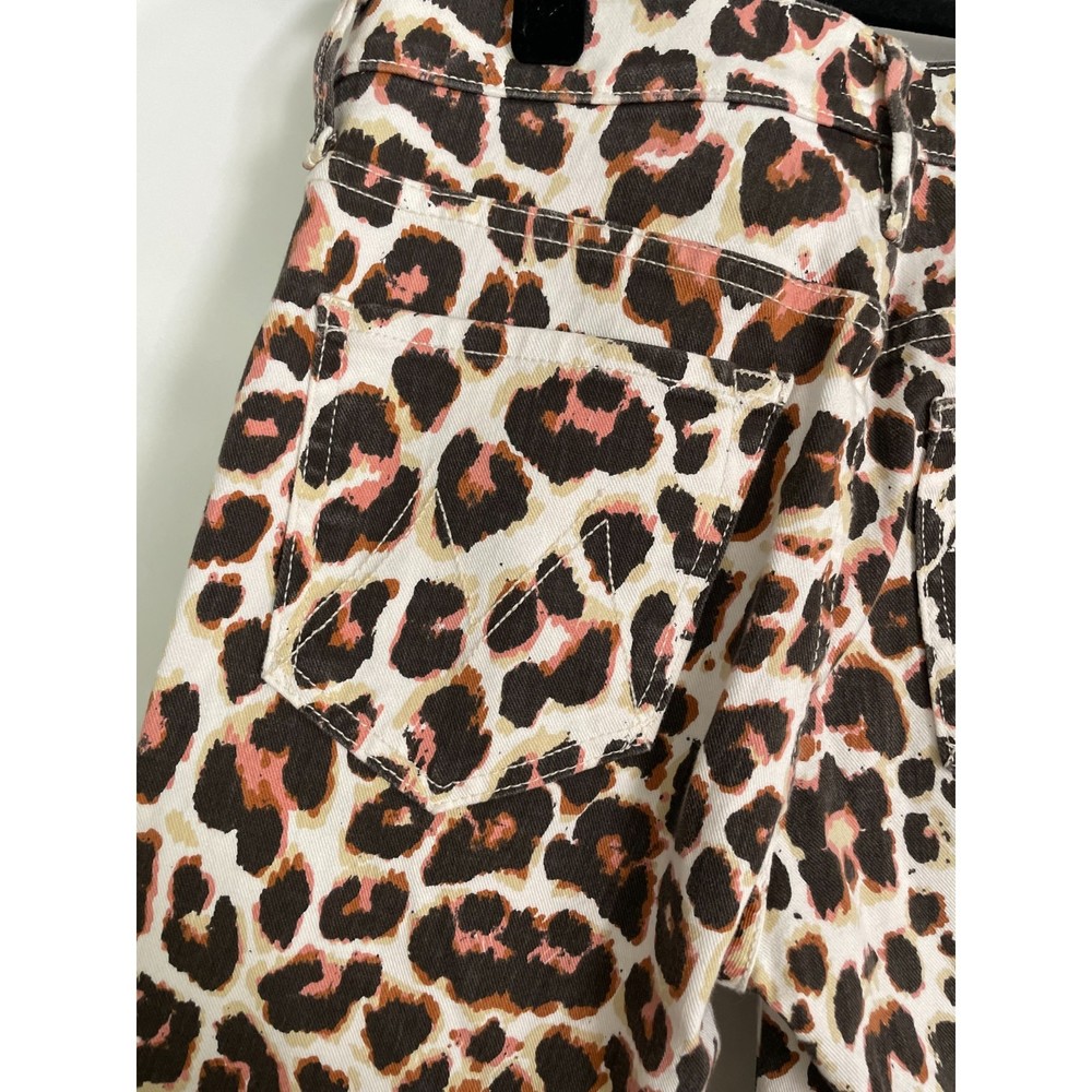 Mother The Cha Cha Fray Touch of The Tiger Jeans Size Woman 26 - Picture 5 of 6
